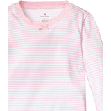 Kid's Pima Snug Fit Pajama Set in Pink Stripe