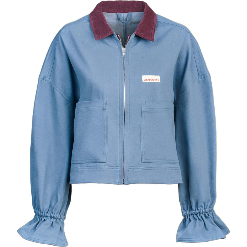 women's denim jacket - stone blue