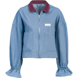 women's denim jacket - stone blue