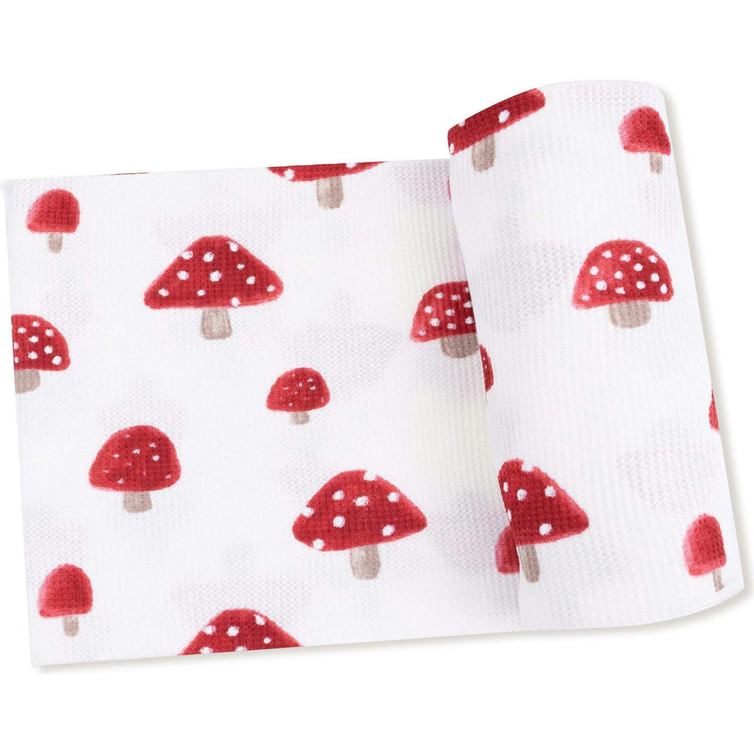 Swaddle Blanket Painterly Mushrooms