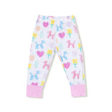 Balloon Animals - Pink - Long Sleeve Loungewear Set