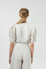 Culotte Linen Pants - Natural