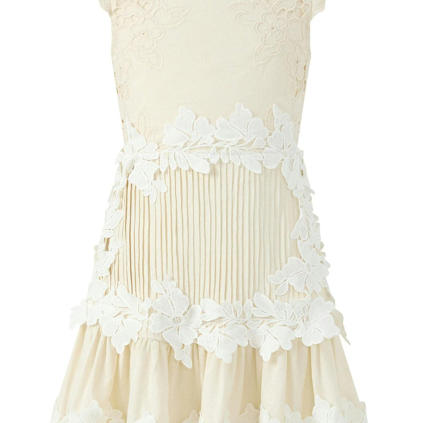 Kaitlyn Embroidered Mini Dress