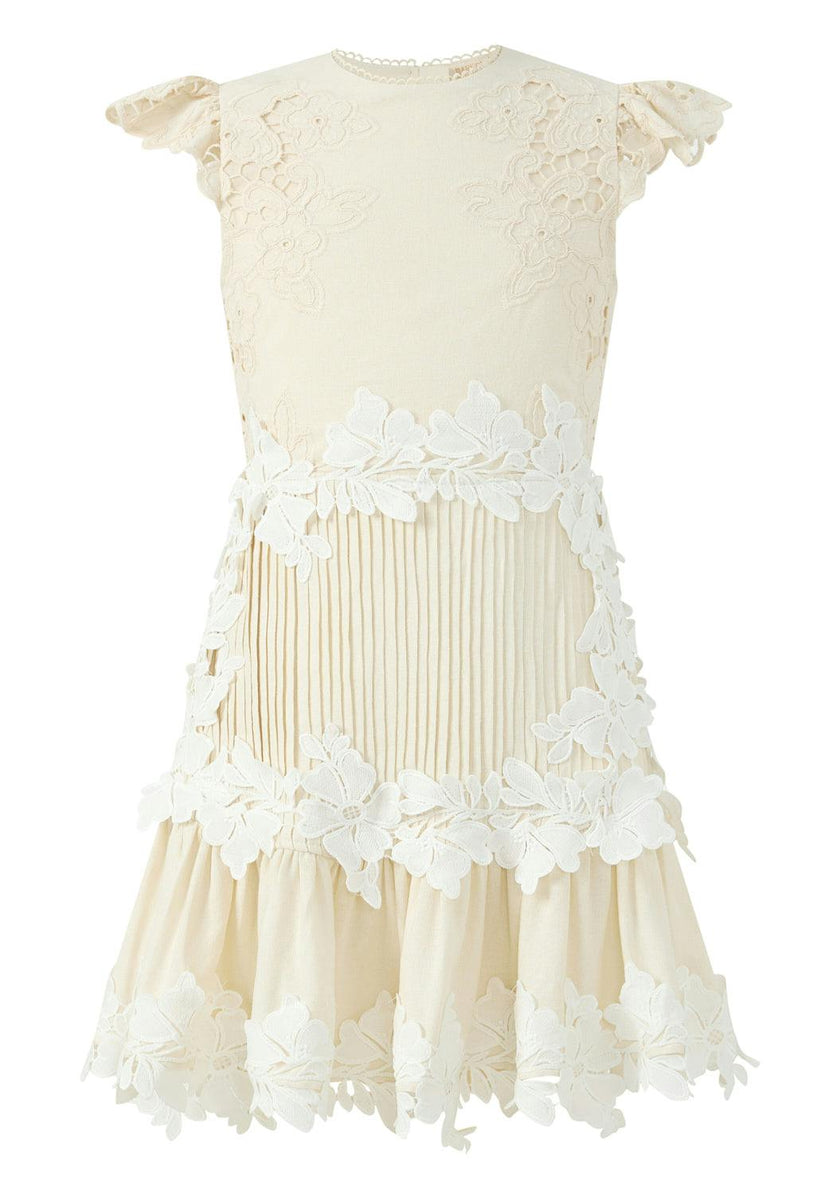 Kaitlyn Embroidered Mini Dress