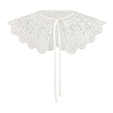 White Lace Ribbon Stole