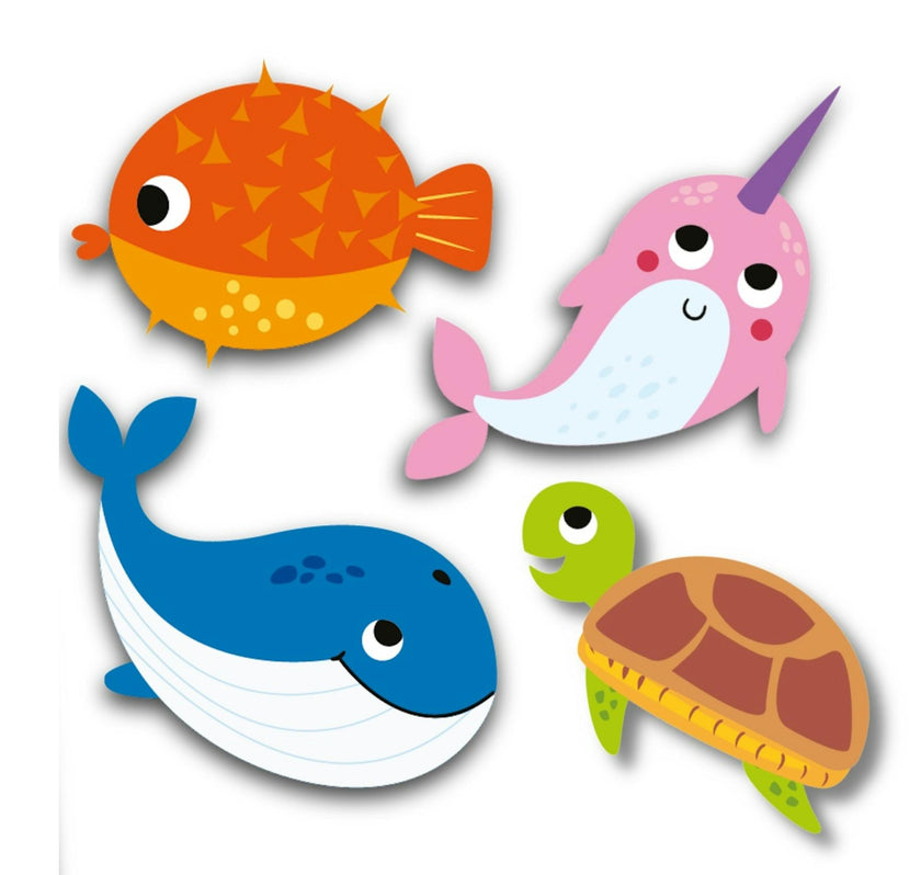 Silicone Sticker Book: Under The Sea