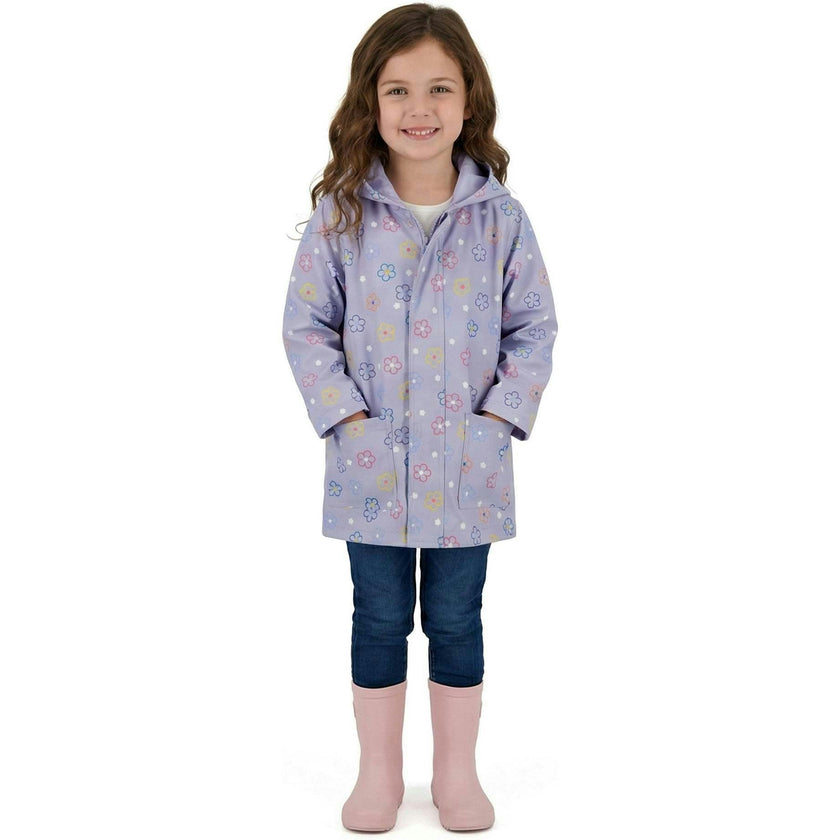 Girls Rain Coat | Multicolor Floral