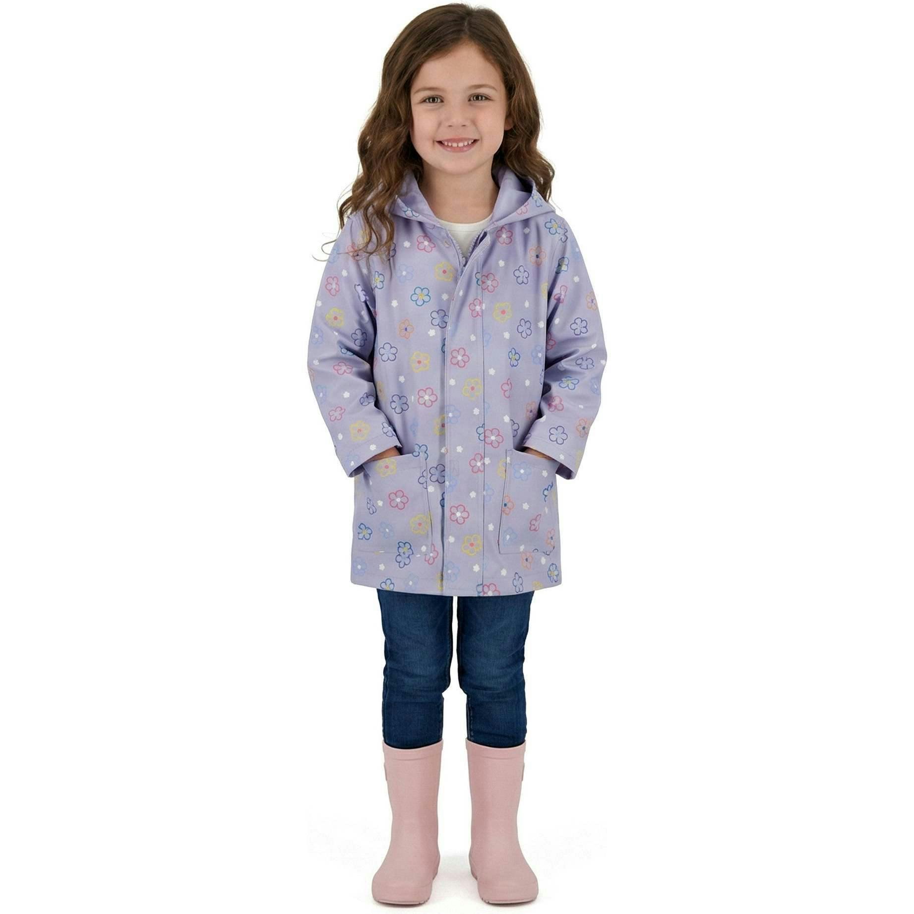 Girls Rain Coat | Multicolor Floral