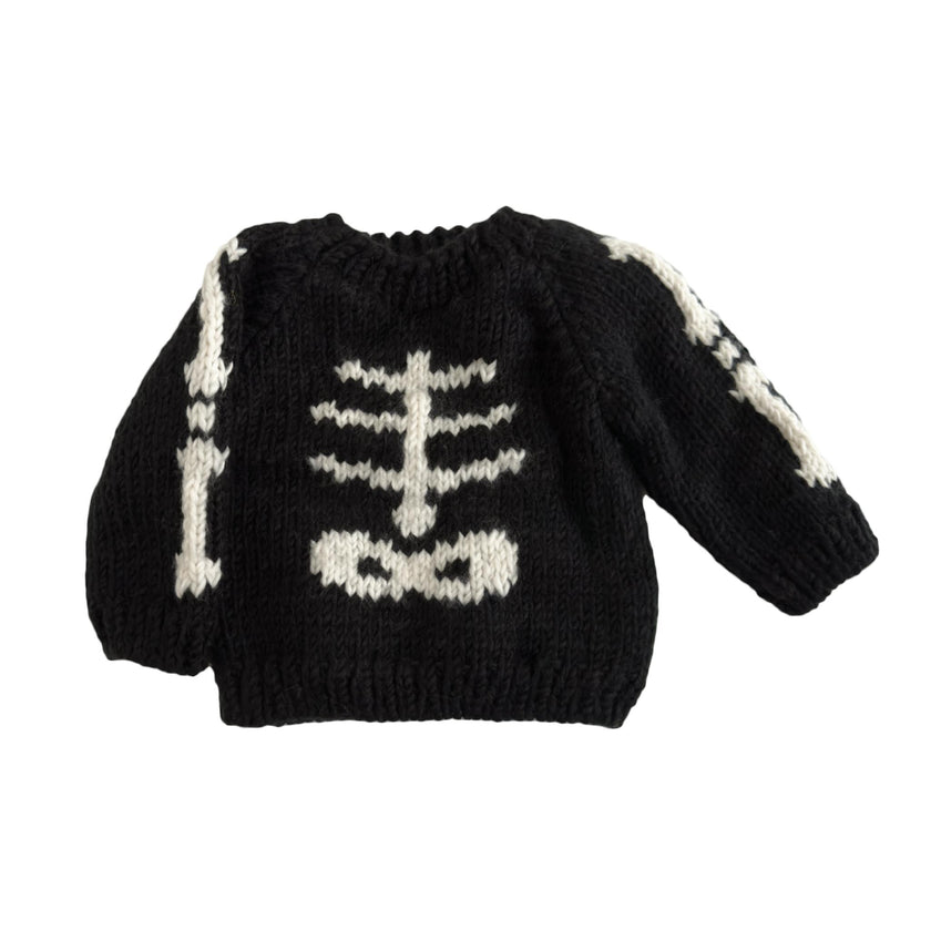 Skeleton Sweater and Bear Set