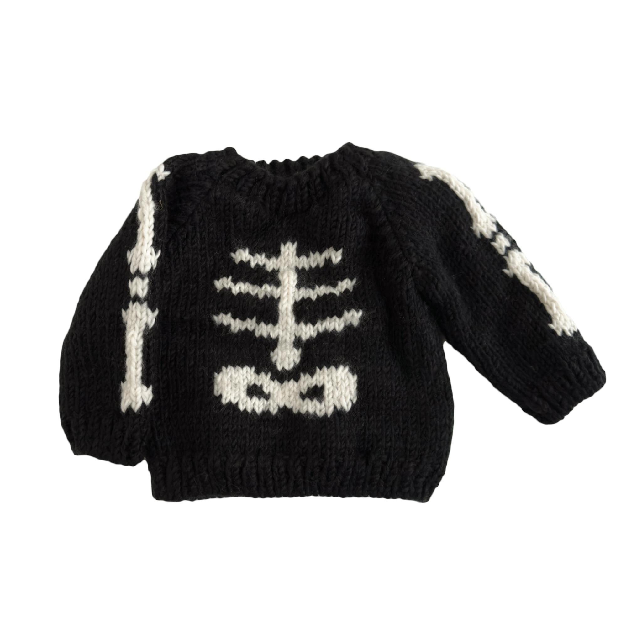 Skeleton Sweater and Bear Set
