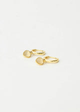 Opal Heart Earrings