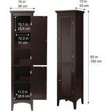 Glancy Wooden Tall Tower Cabinet with Storage