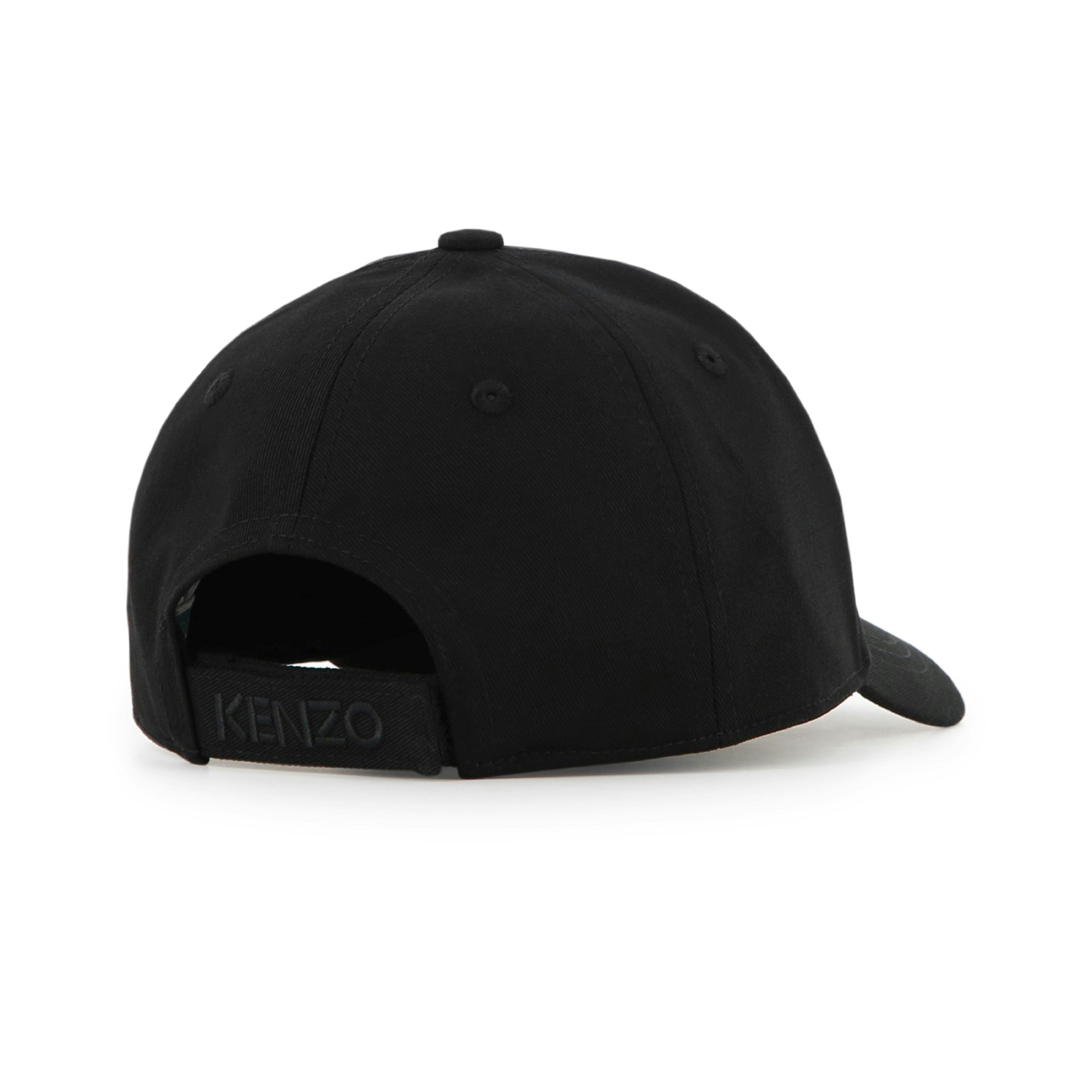Black Embroidered Cap