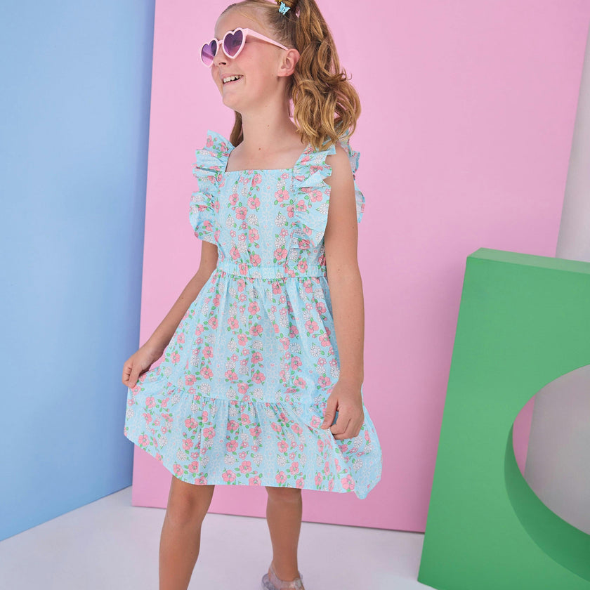 Brighton Dress - Meadow Marguerite Floral
