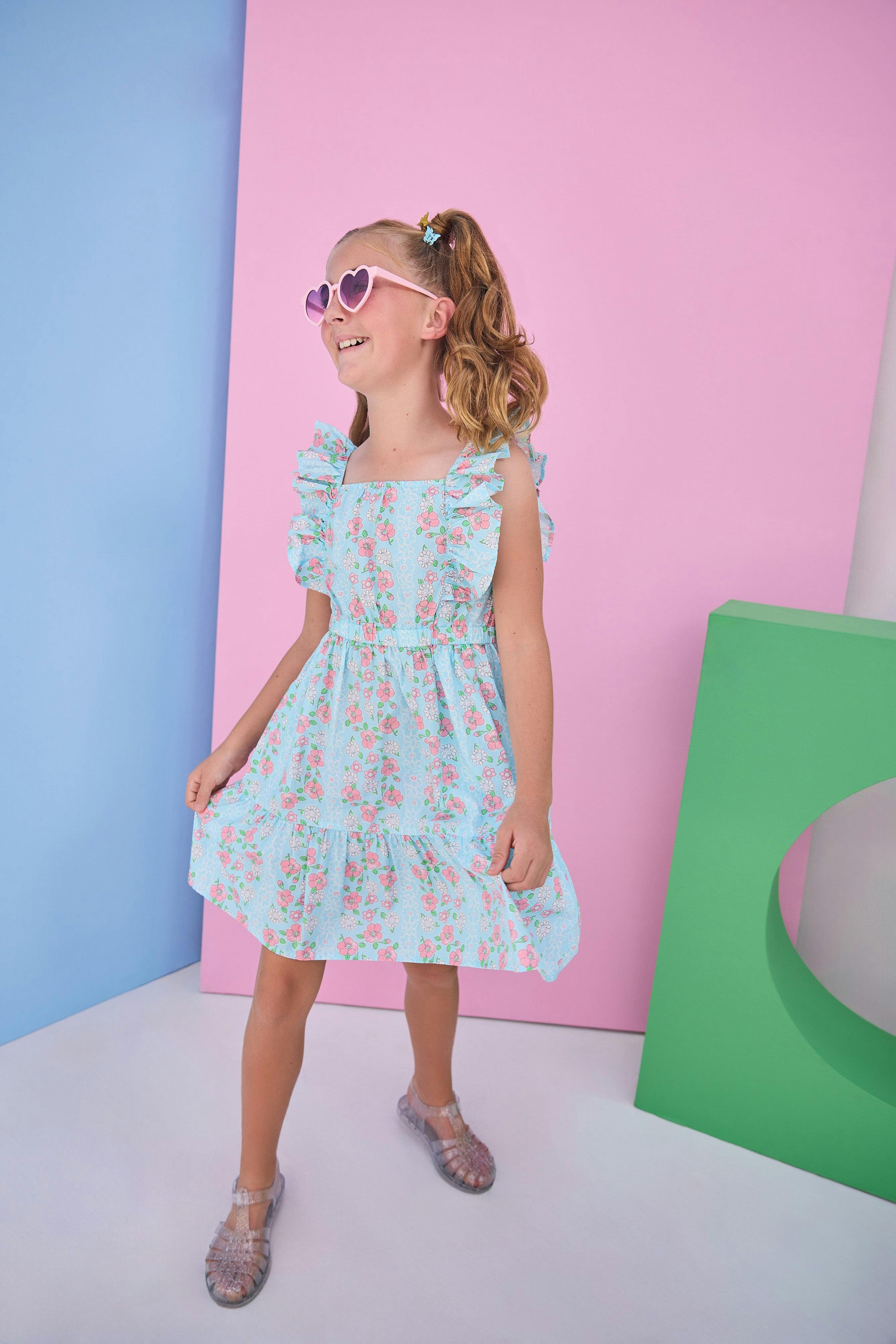 Brighton Dress - Meadow Marguerite Floral