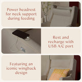 Kiwi Plus Power Recliner and Swivel Glider with Power Adjustable Headrest and USB Port