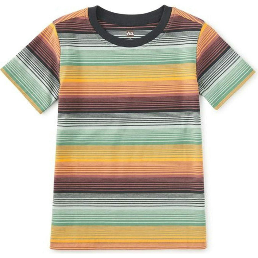 Striped Tee, Orange