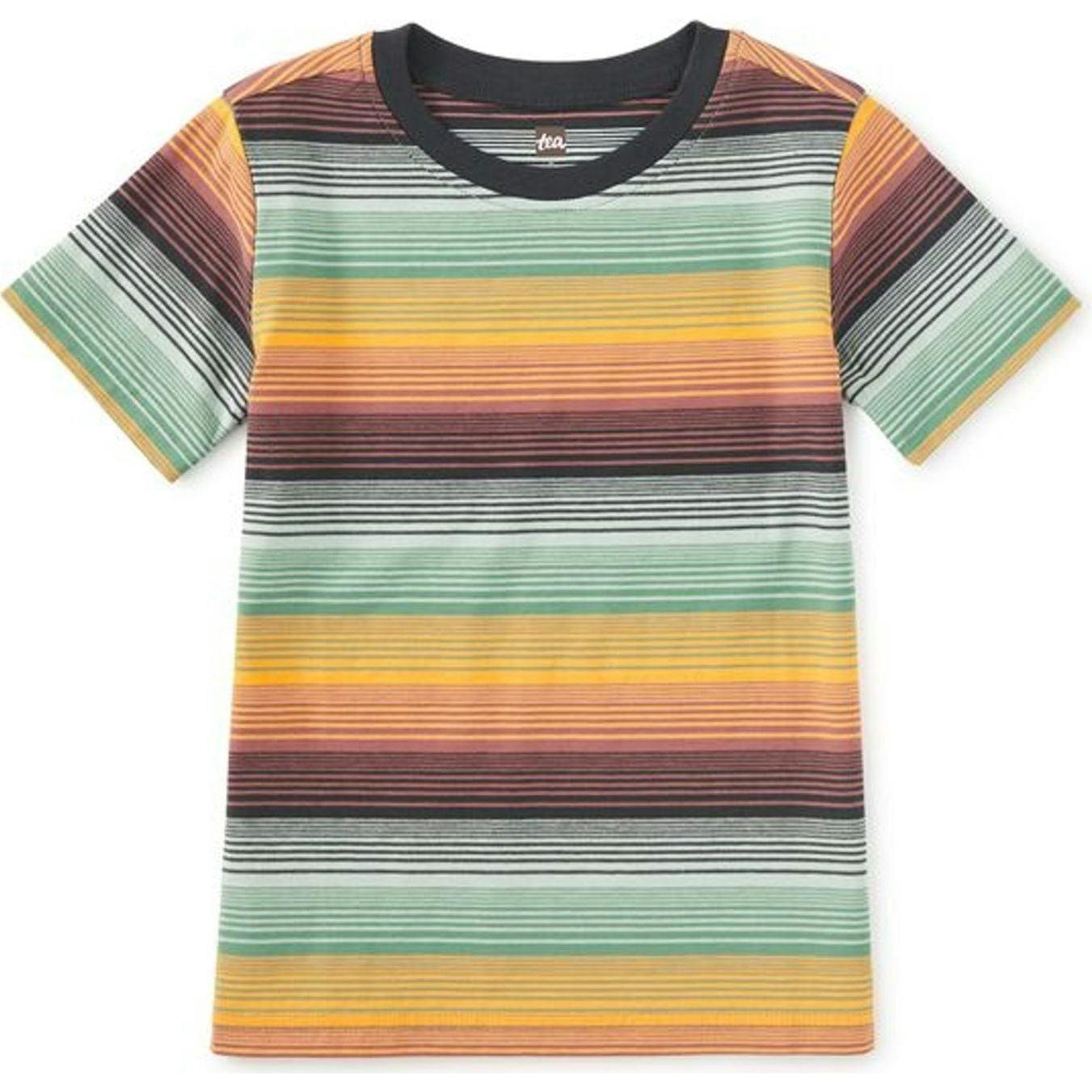 Striped Tee, Orange