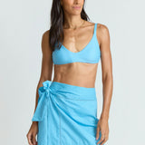 women's le marin dot scoop neck bikini top
