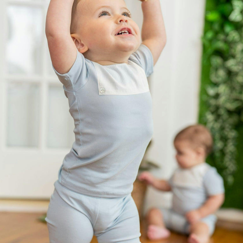 Poplin Bib Top & Short Set
