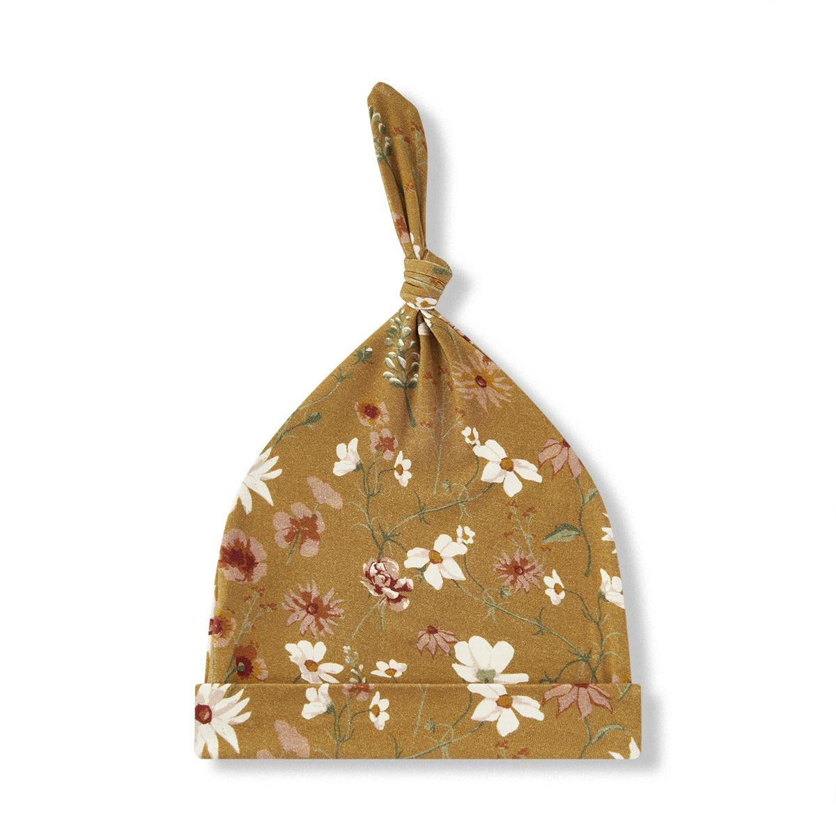 Wildflower Luxe Stretch Knotted Beanie Hat