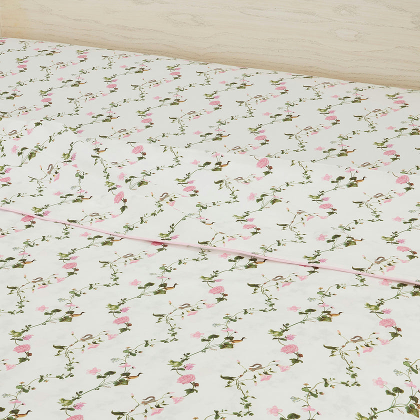 The Top Sheet - Pink Pond Floral