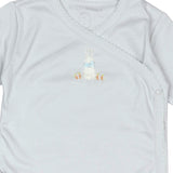 Pima Embroidered Bundle Set in Blue Bunny
