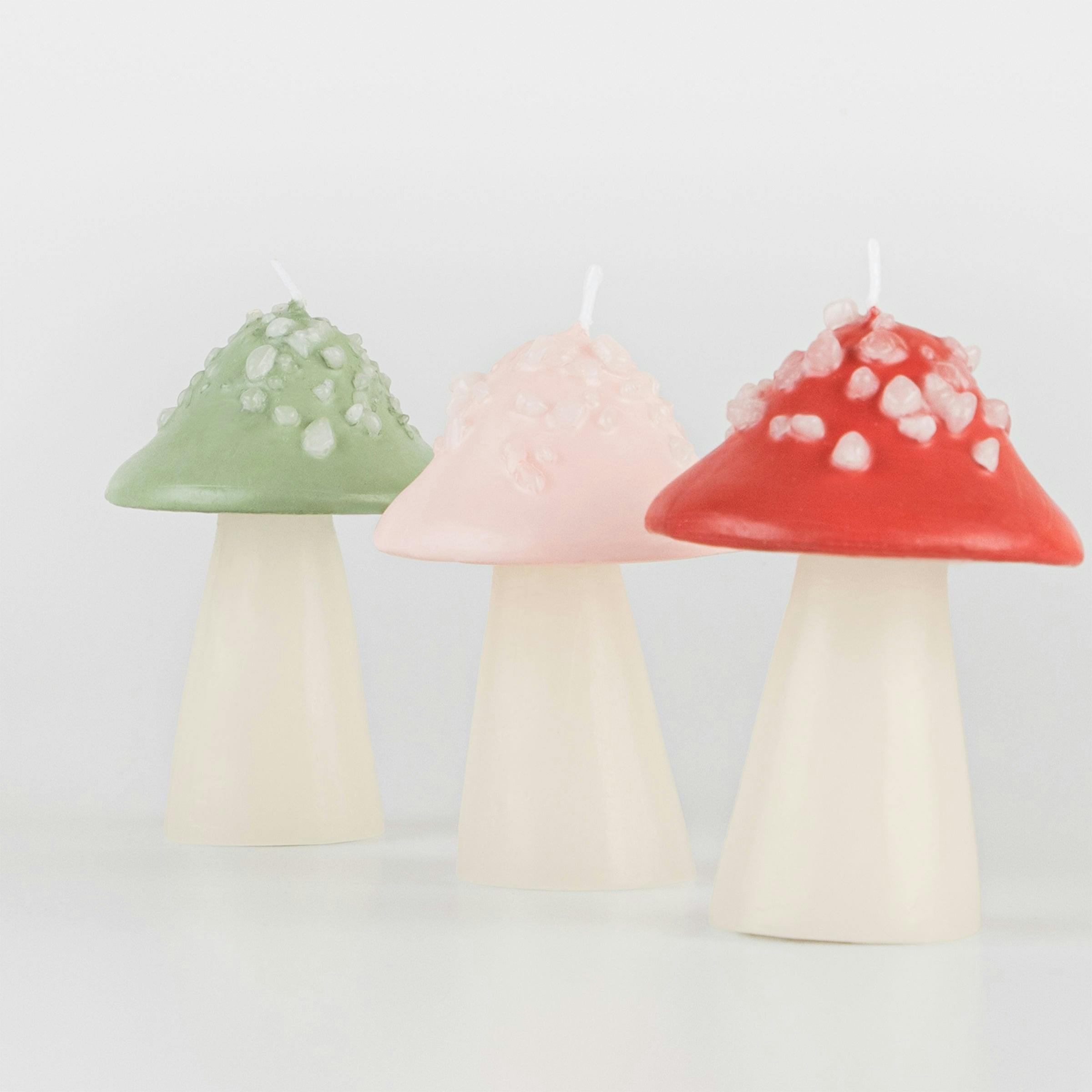 Mushroom Candles