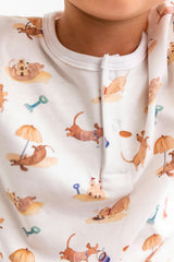 Beach Dogs Unisex Pima Cotton Short Pajama Set