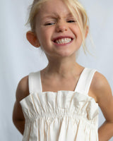 Beige Ruffled Top