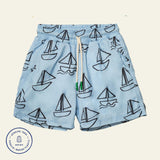 Recycled Sailboats Baby Swim Trunk