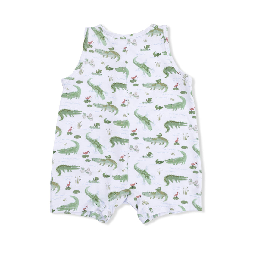 Crayon Alligators - Sleeveless Shortie Romper