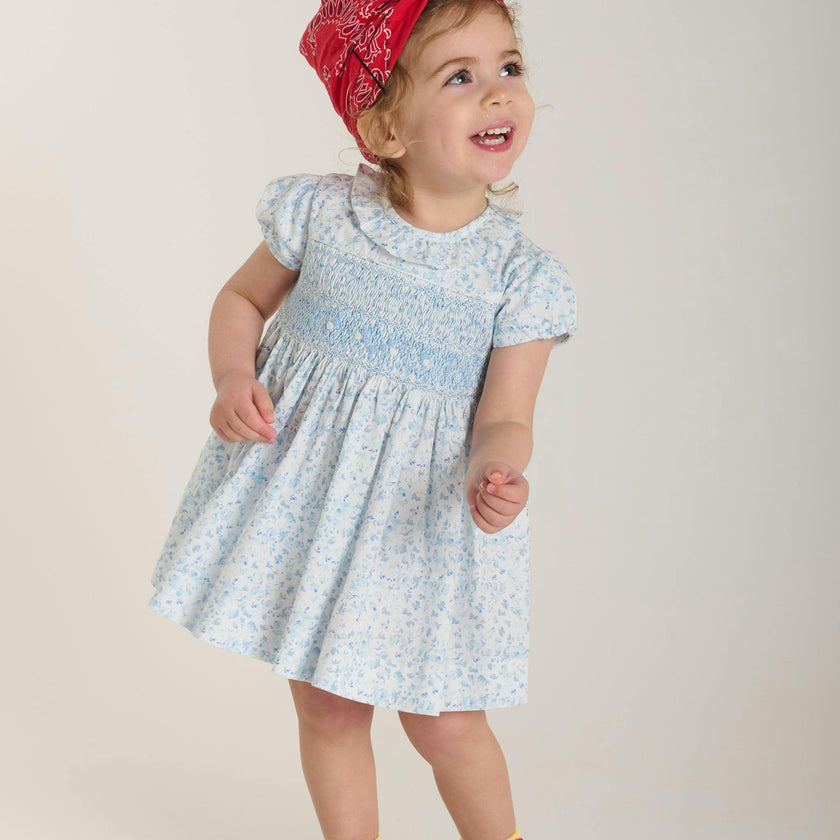 Hand-Smocked Baby Dress - Chiara