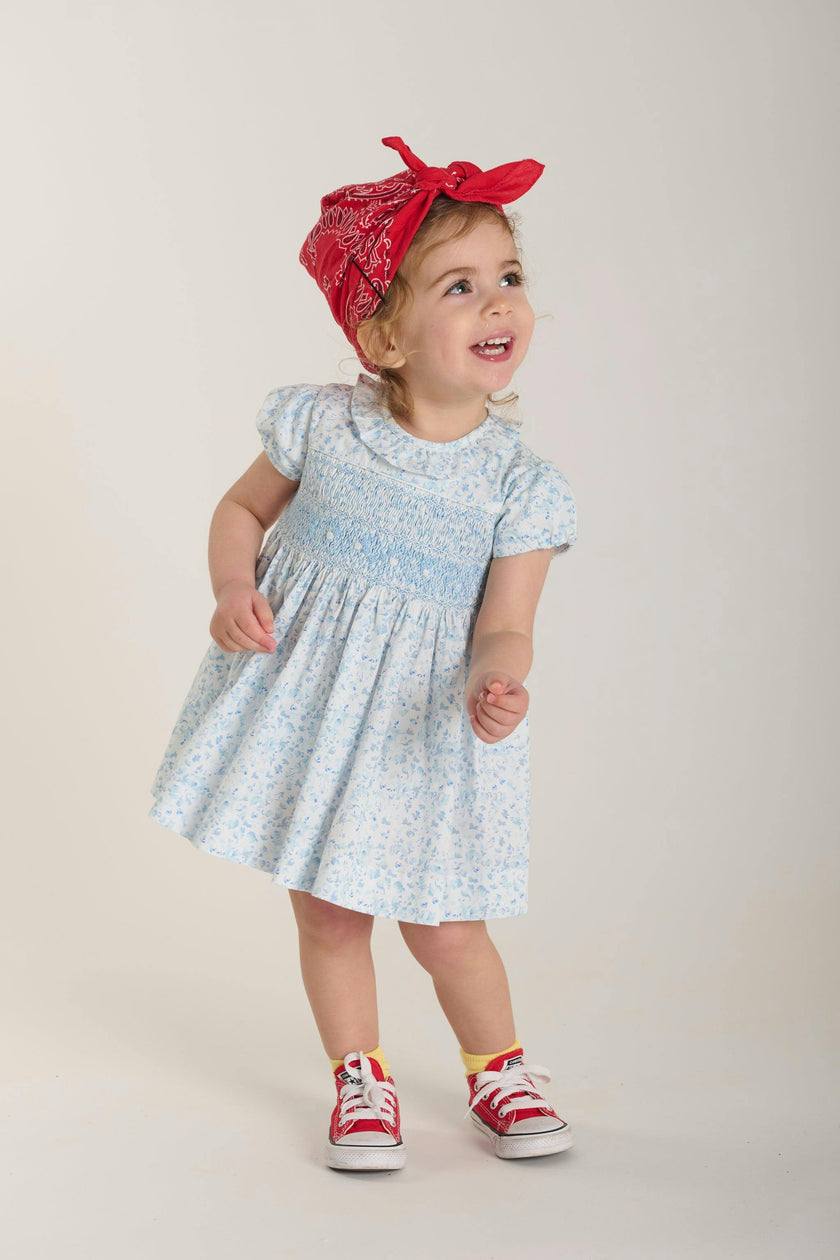 Hand-Smocked Baby Dress - Chiara