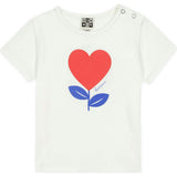 BONTON Livo Coeur Baby T-Shirt - Ecru Bonton