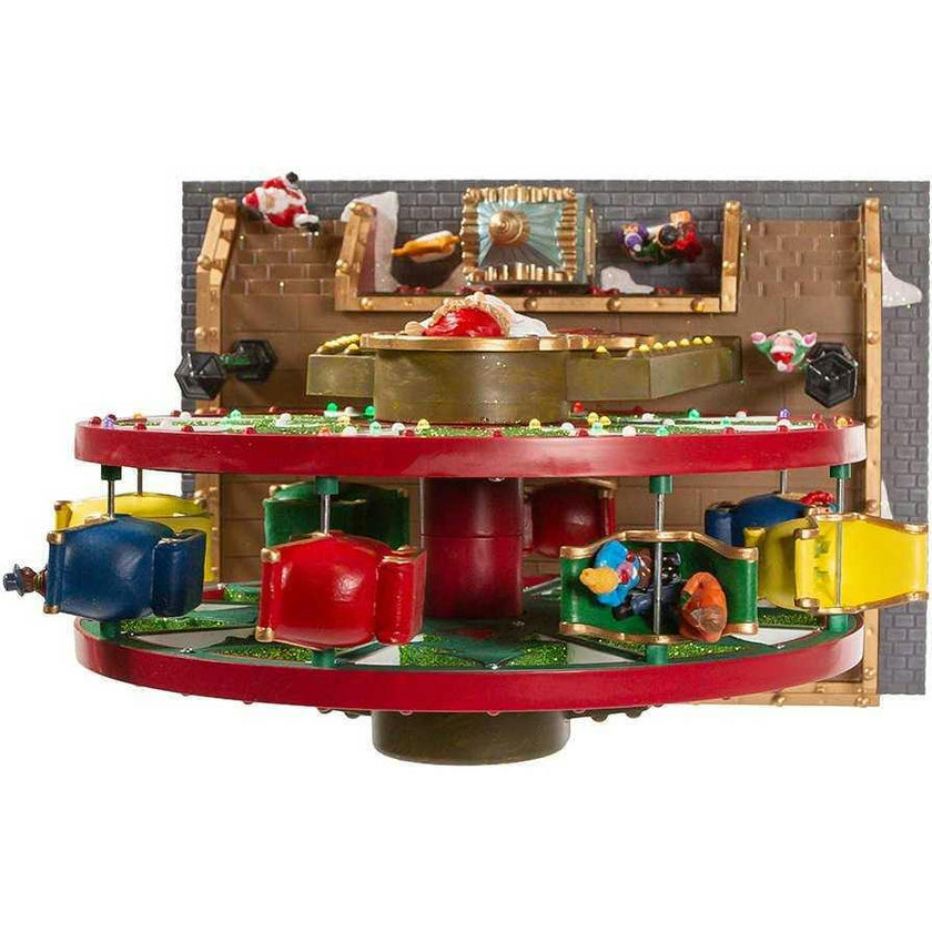 13-Inch Lighted Musical Christmas Ferris Wheel with Motion