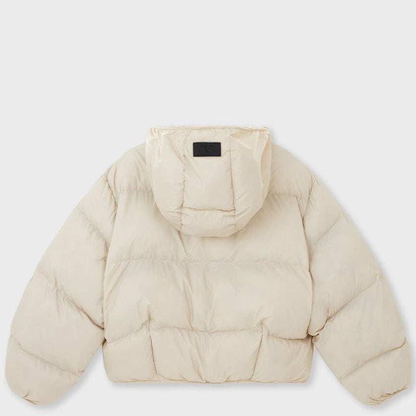 Cropped Lightweight Reversible Puffer