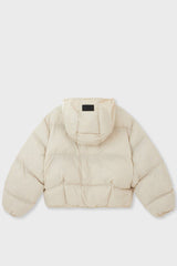 Cropped Lightweight Reversible Puffer