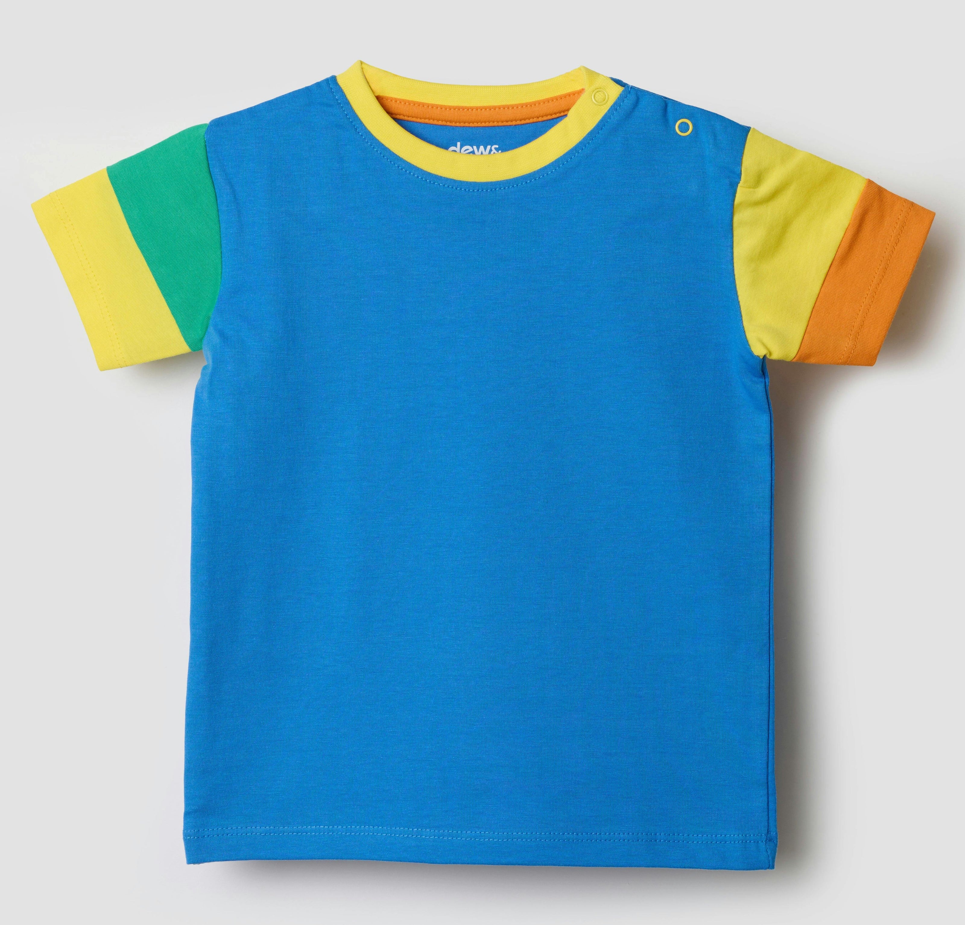Short Sleeve Colorblock T-Shirt
