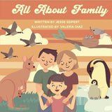 Lucy's Room All About Family Board Book Orange/Multi