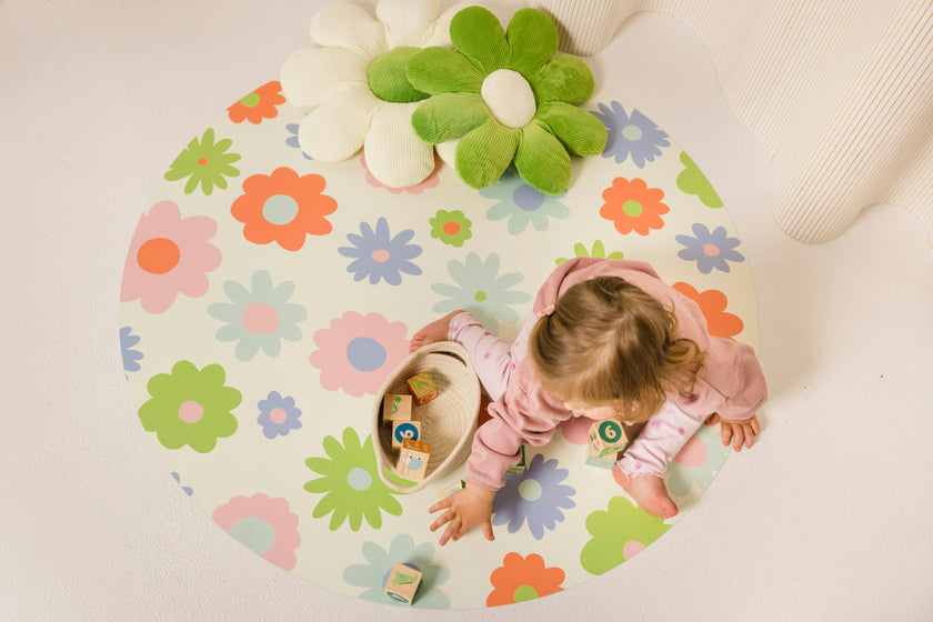 Catch All Mat for Mealtime & Playtime Mess