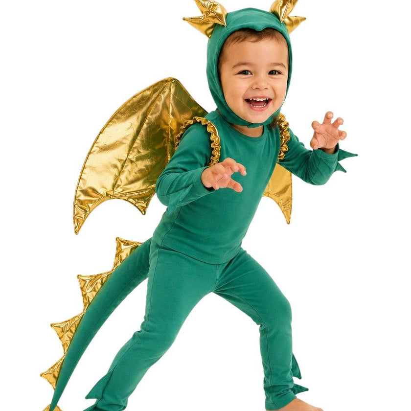 Emerald Sky Dragon Pajama Costume