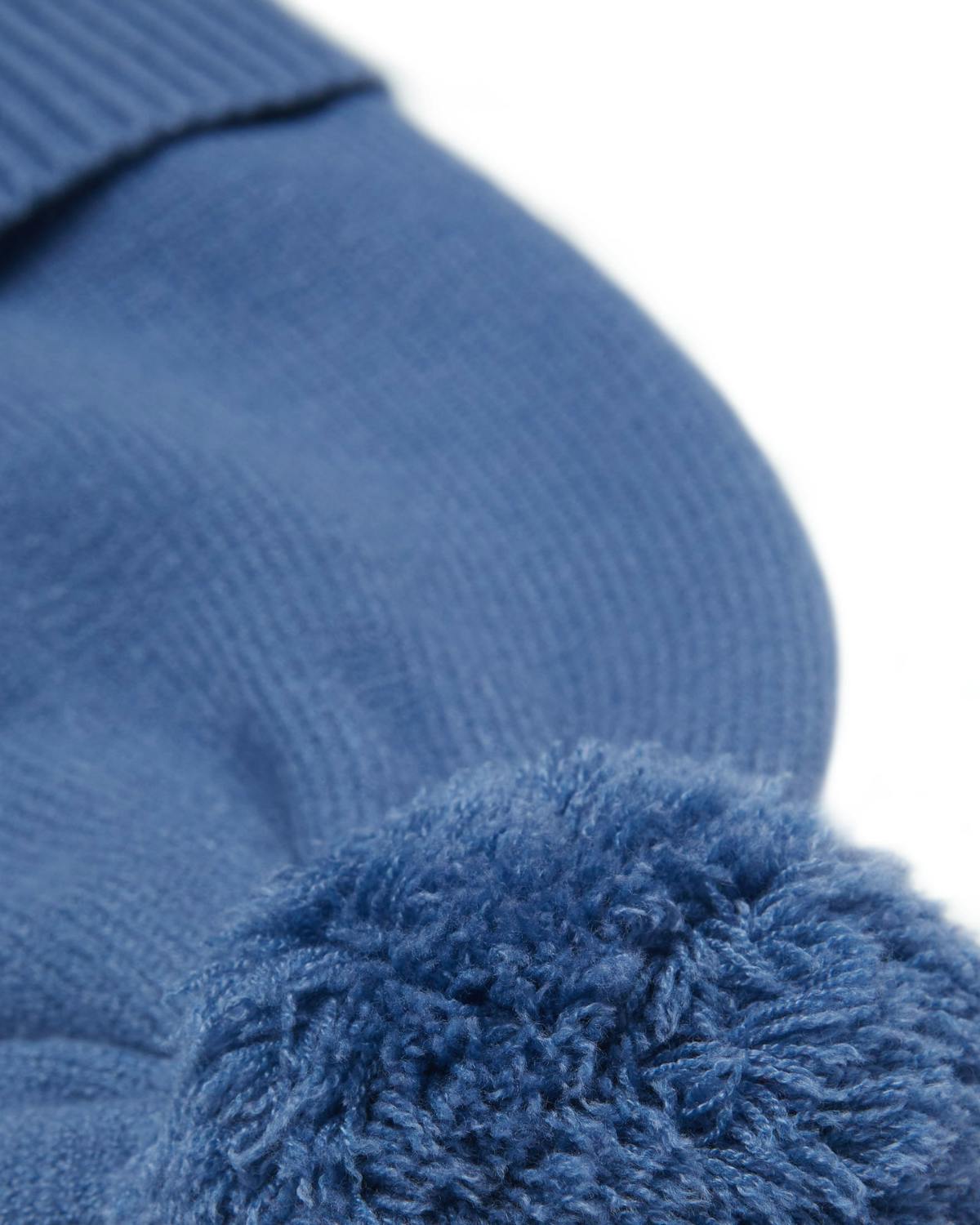 Kids Knit Winter Hat with Knit Pom