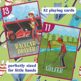 Upbounders® 4-in-1 Kids Playing Card CDU, 12 units assorted