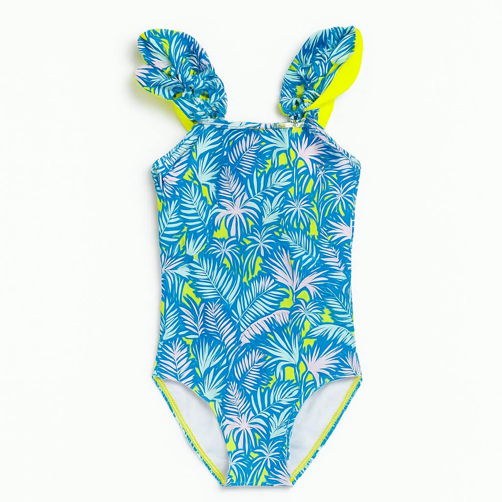 Lexi One Piece - Palm Neon Print