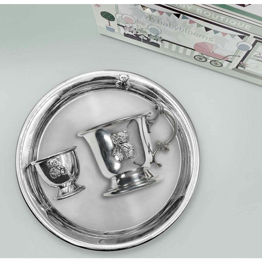 Little Treasures Pewter Breakfast Set with Cup