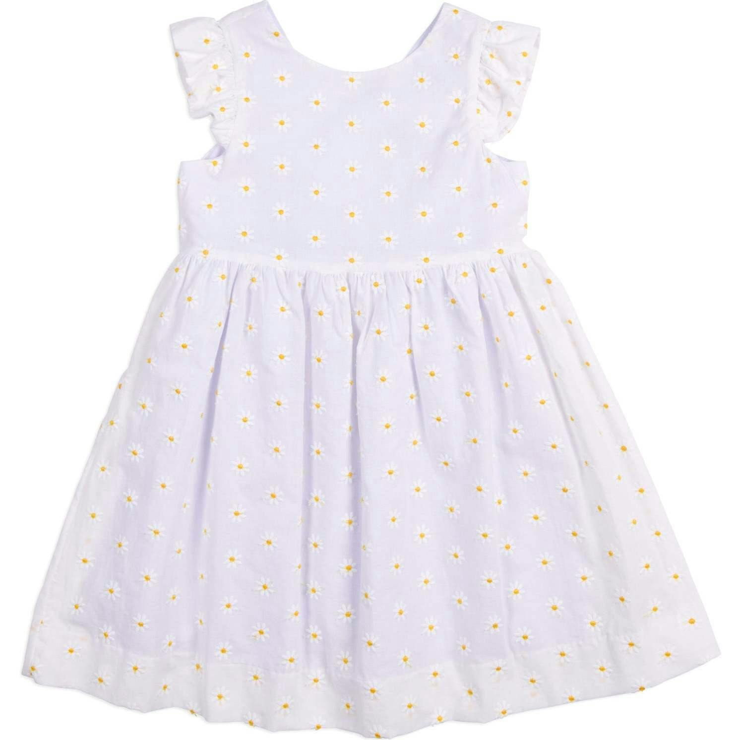 Embroidered Daisy Dress