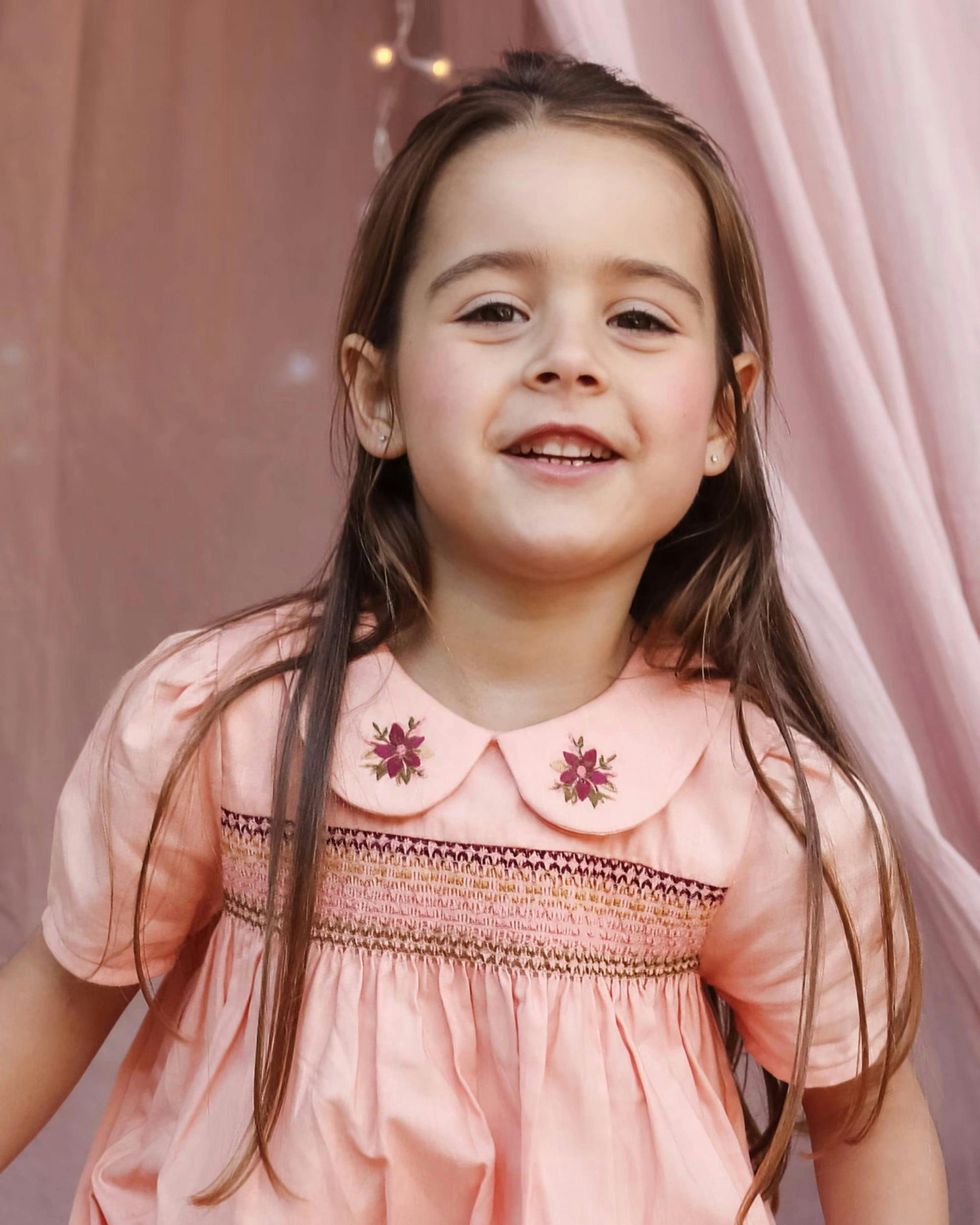Erika Dress - Blush Pink