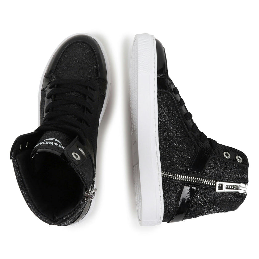 ZADIG & VOLTAIRE Blam-Blam Glitter High Top Sneakers