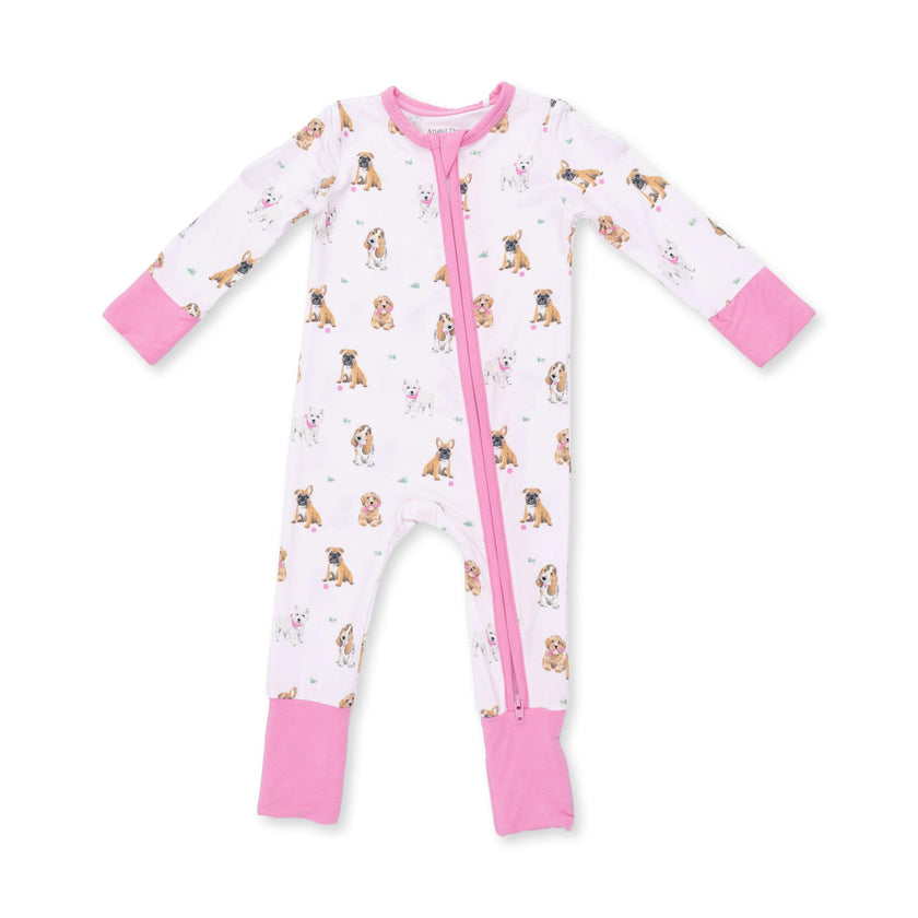 Bestie Dogs Pink - Convertible Romper